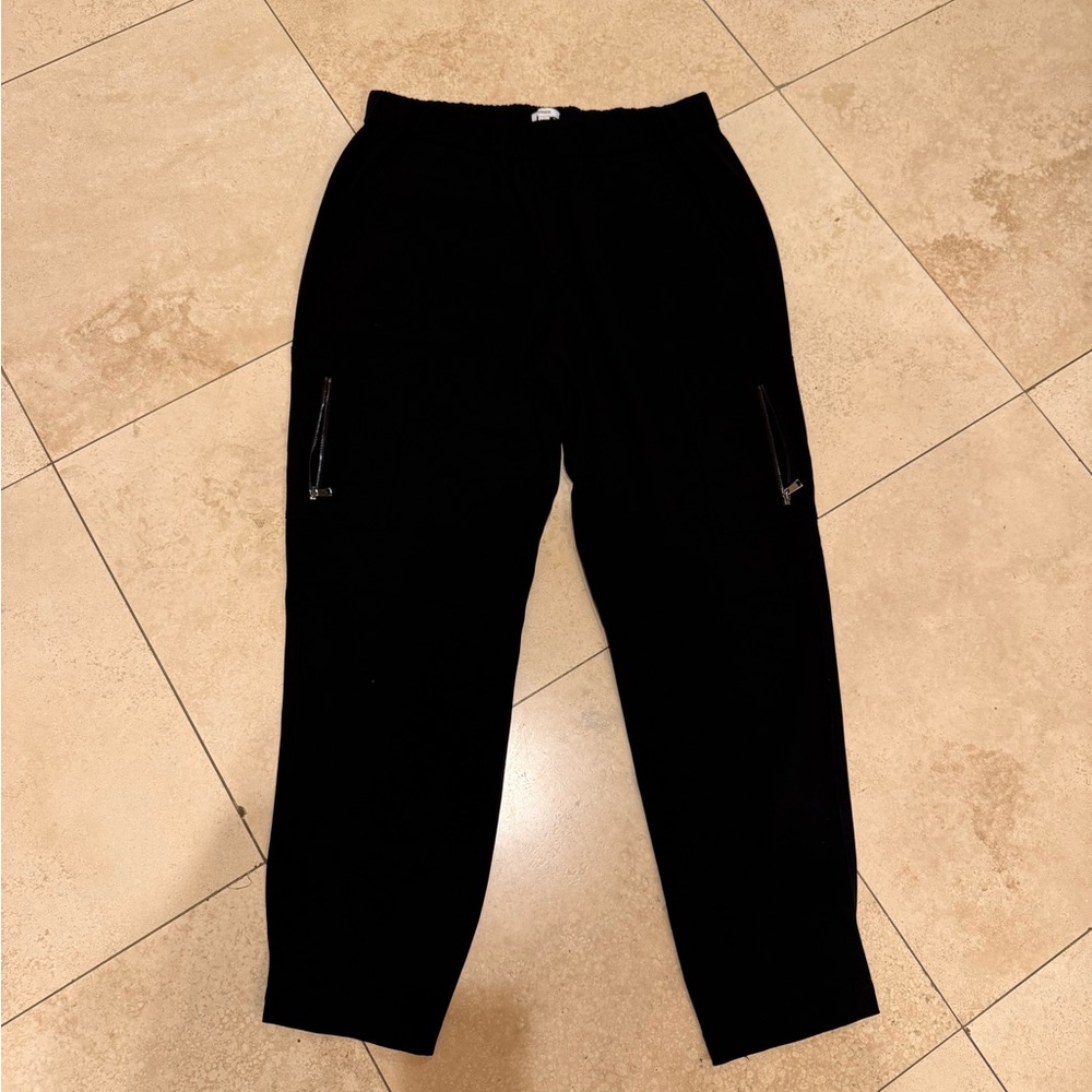 Vince black dress cargo pants size 12